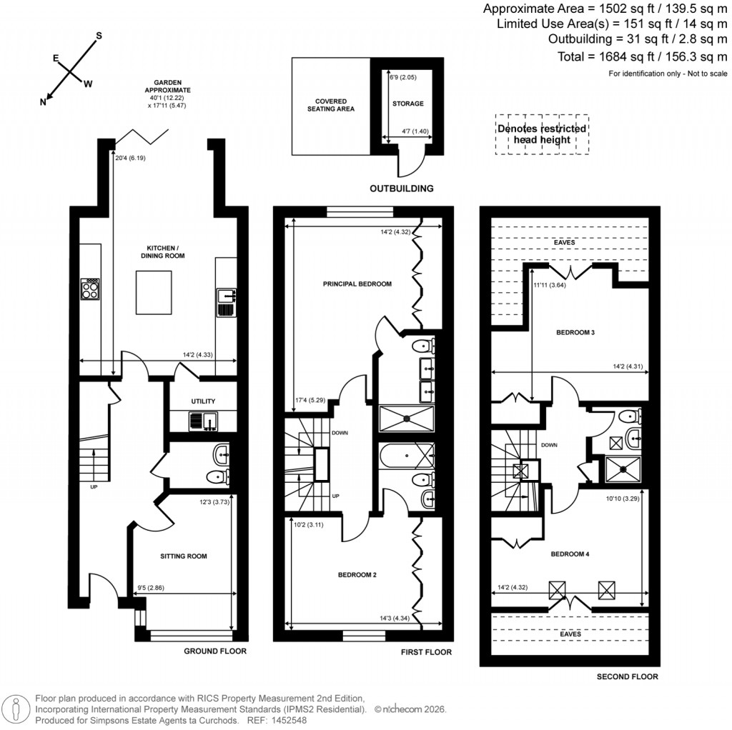 Floorplans For Fairmile Lane, Cobham, Surrey