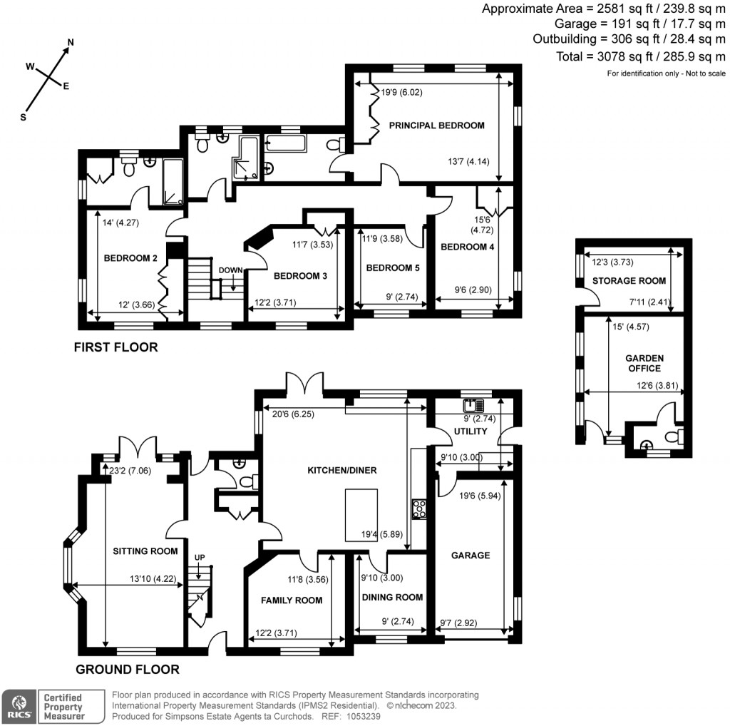 Floorplans For Highfields, East Horsley, KT24