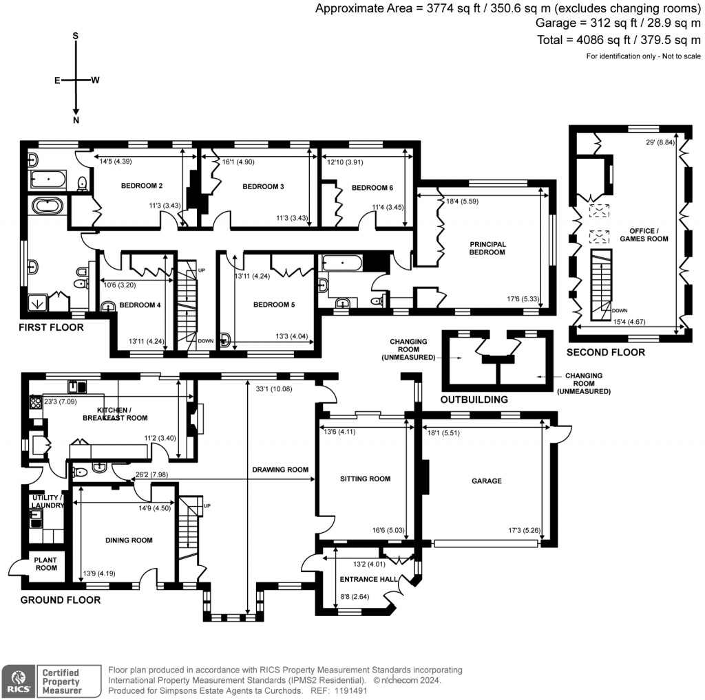 Floorplans For Guildford Road, Effingham, KT24