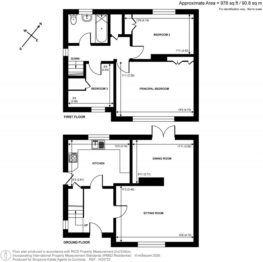 Floorplans For Nightingale Crescent, West Horsley, Surrey
