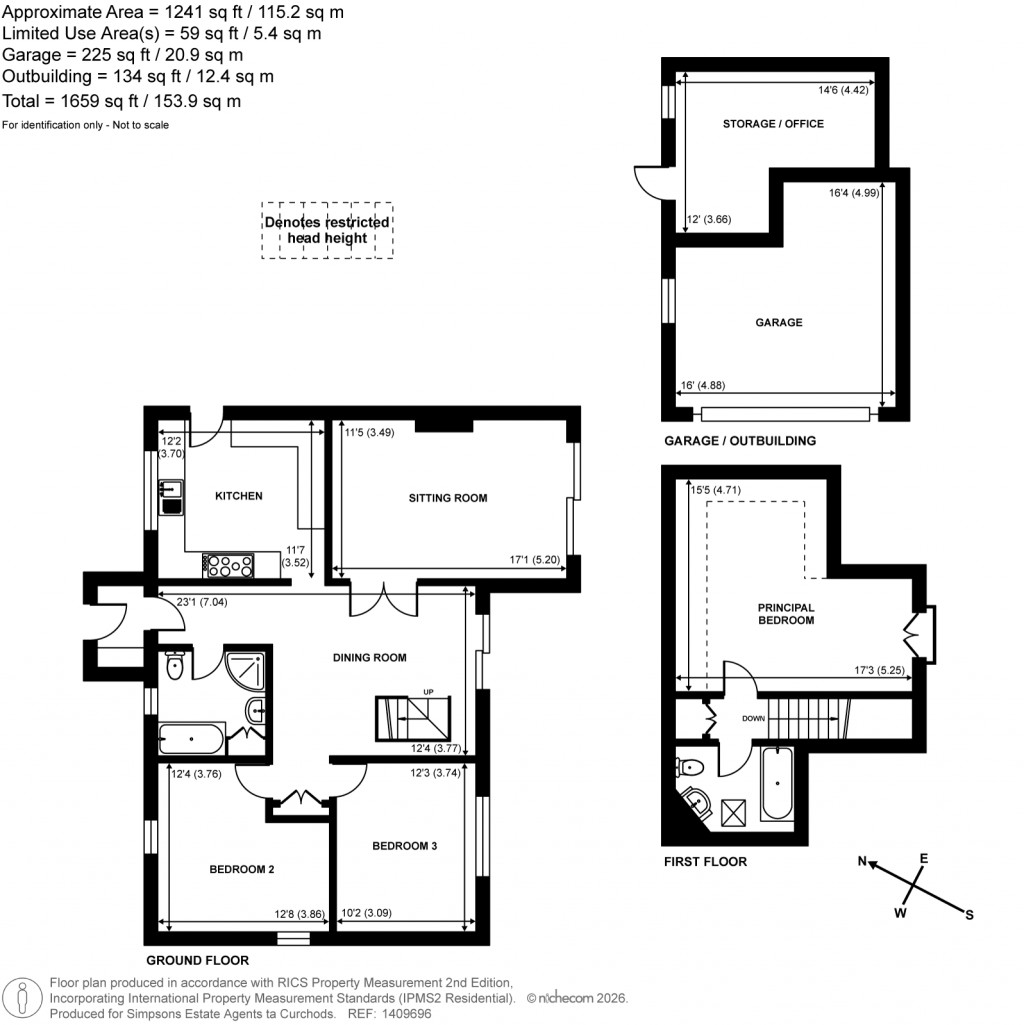Floorplans For Green Lane, Ockham, Surrey