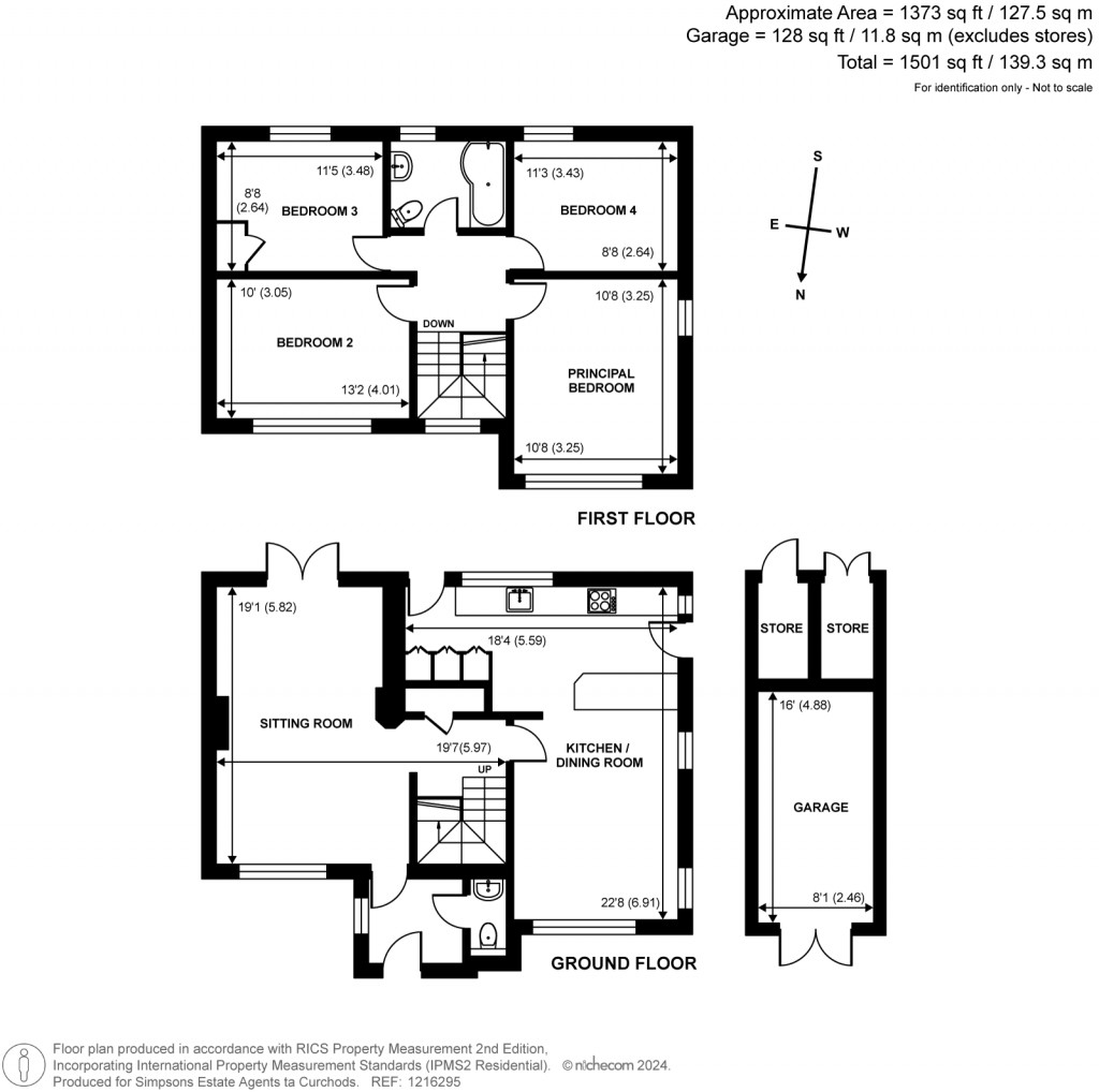 Floorplans For Northcote Crescent, West Horsley, Surrey