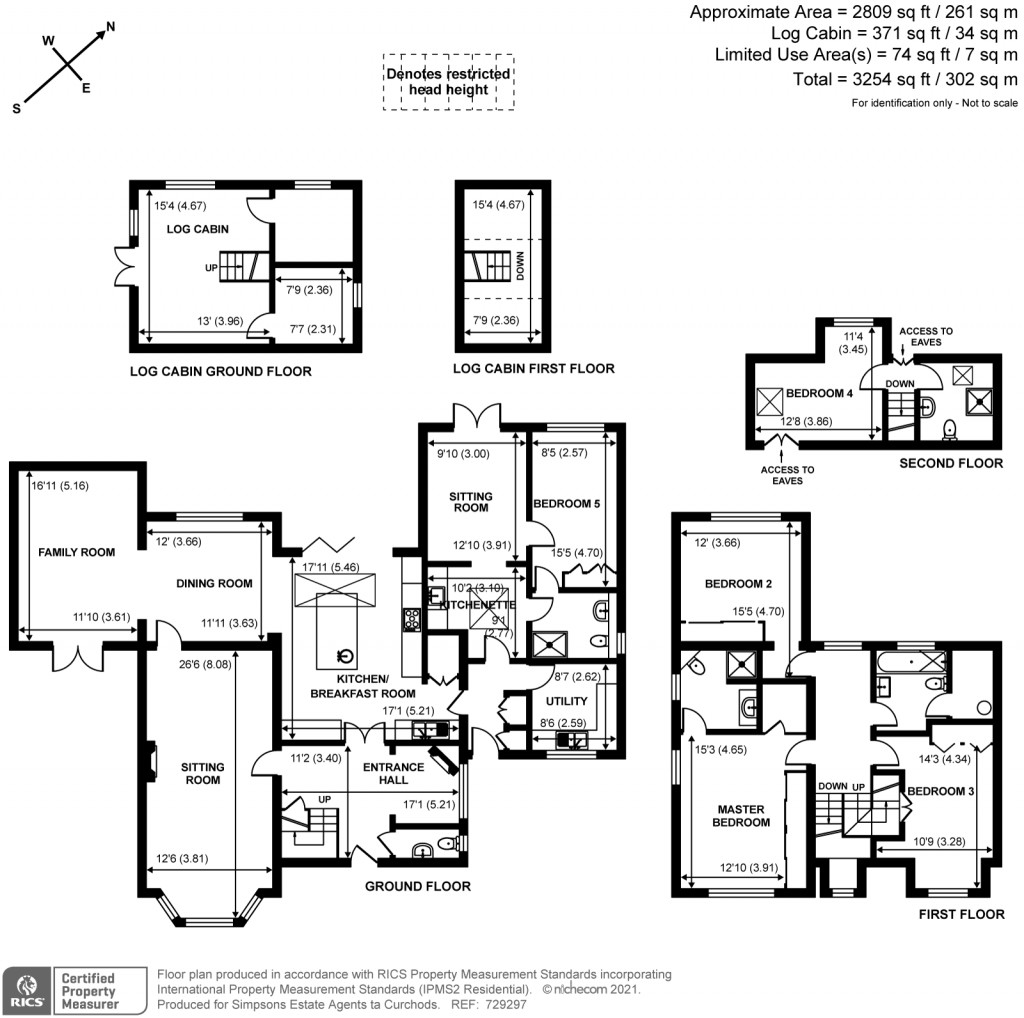 Floorplans For Lower Farm Road, Effingham, KT24
