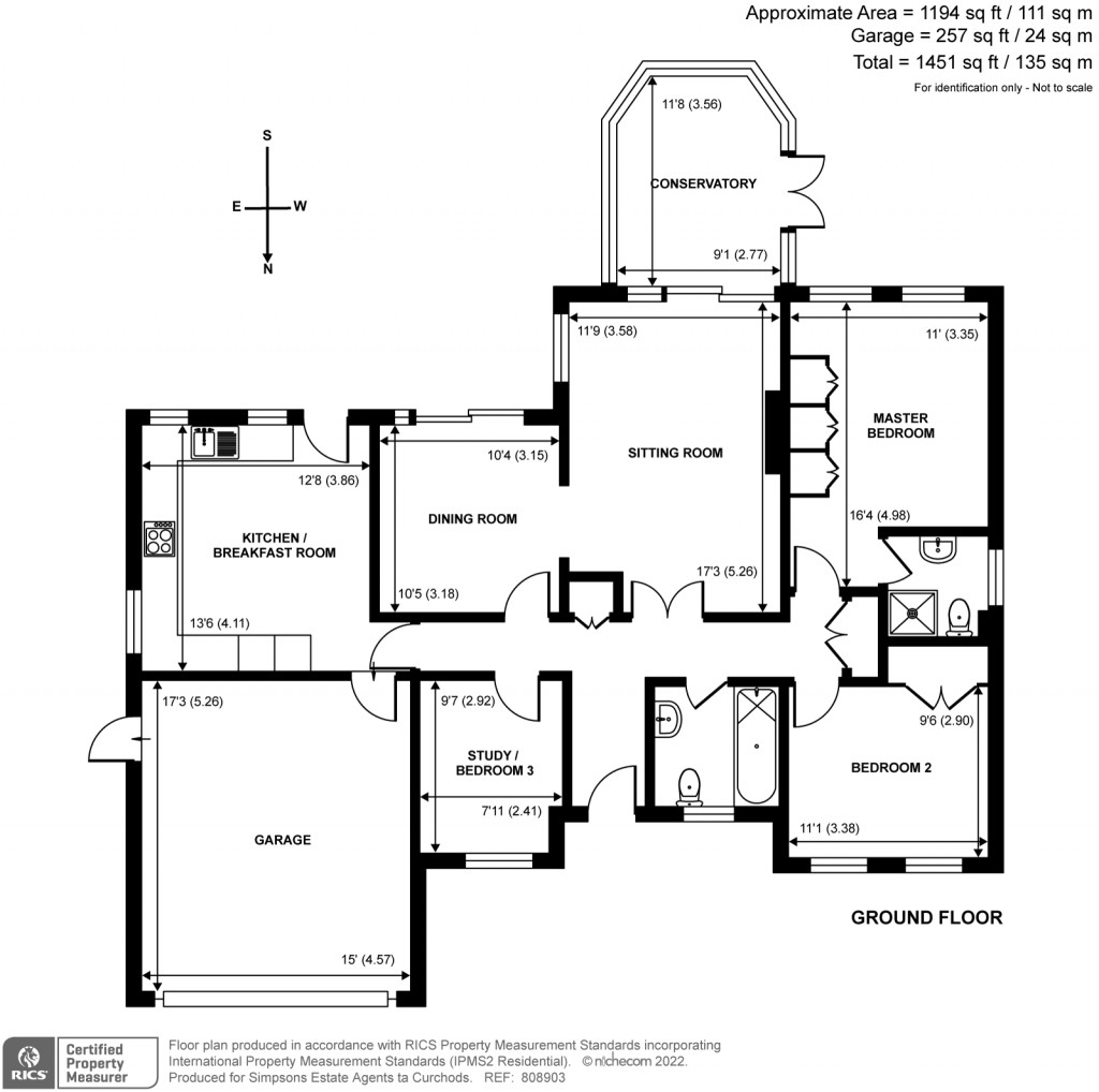 Floorplans For Parkside Place, East Horsley, KT24