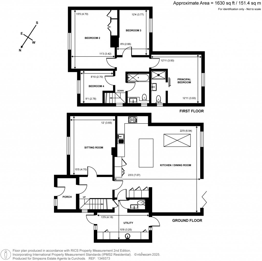 Floorplans For Nightingale Crescent, West Horsley, Surrey