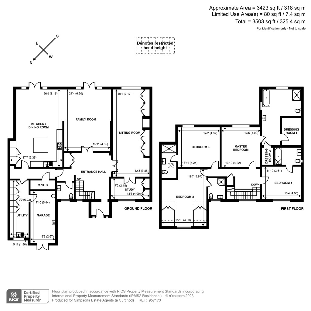Floorplans For Lower Farm Road, Effingham, KT24