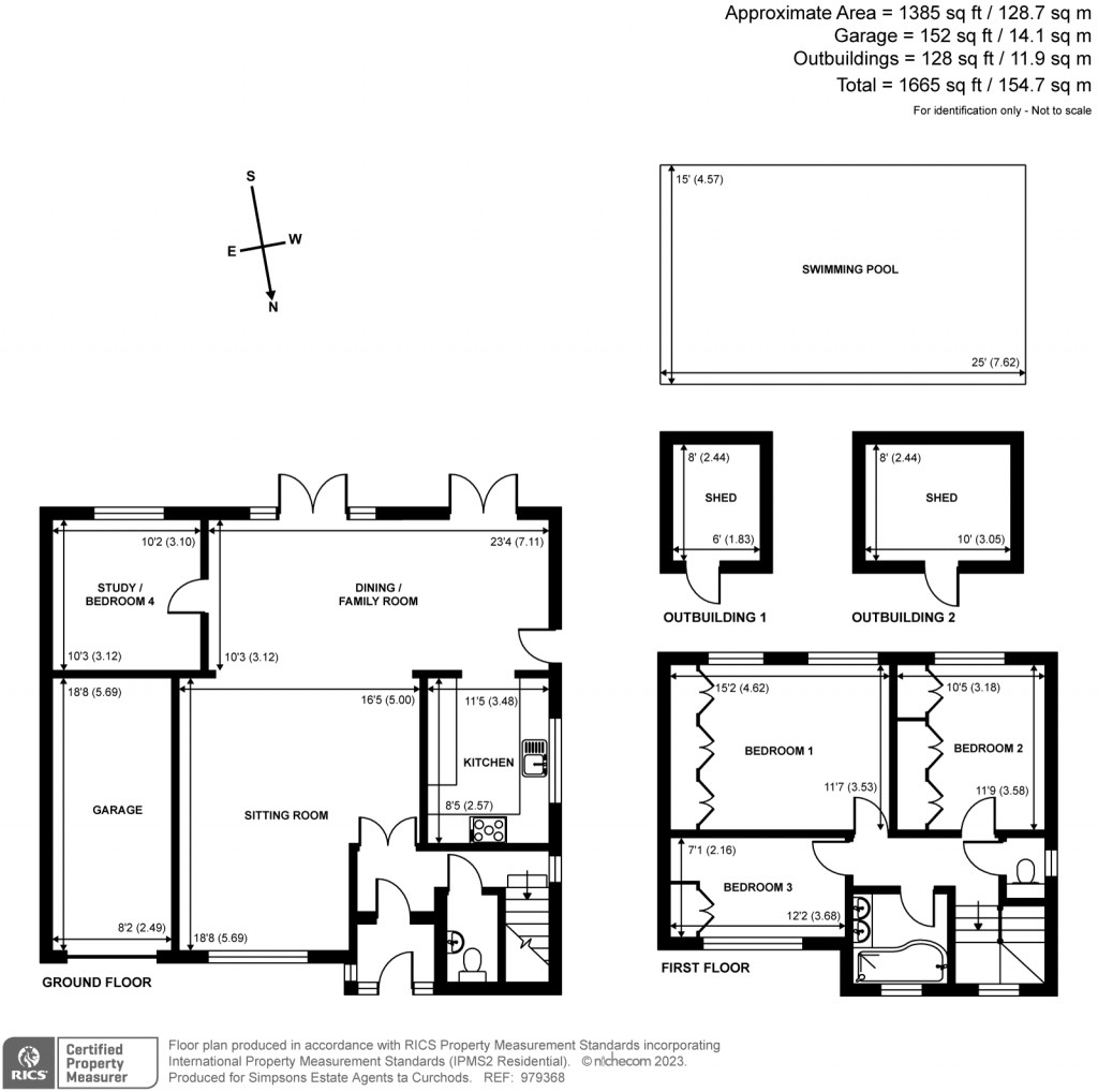 Floorplans For Norwood Road, Effingham, Surrey