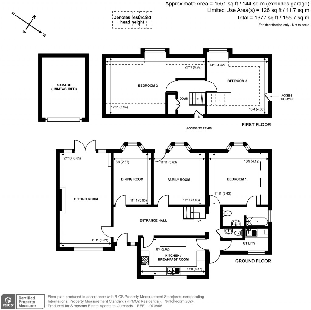 Floorplans For Shere Road, West Horsley, KT24