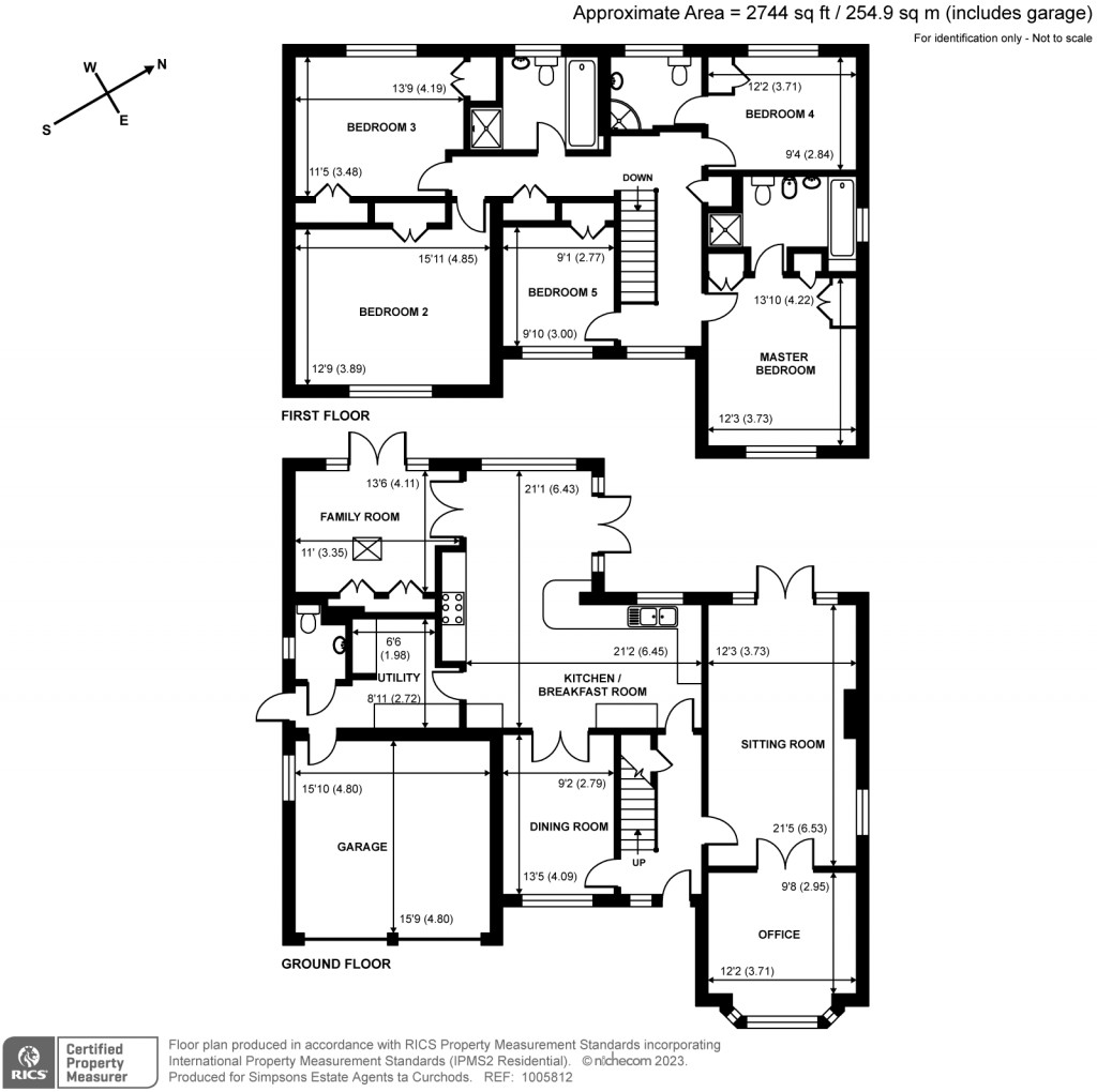 Floorplans For Falconwood, East Horsley, KT24