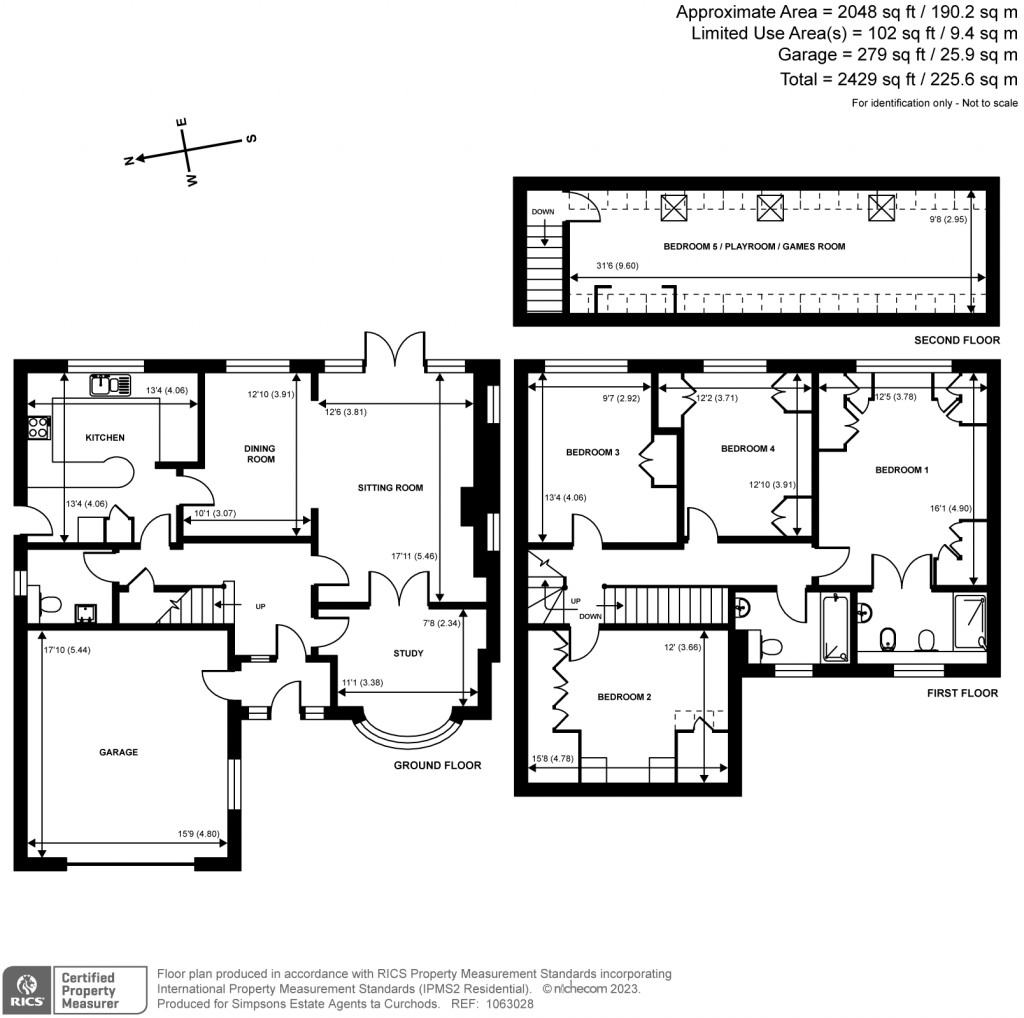 Floorplans For The Ridings, East Horsley, KT24