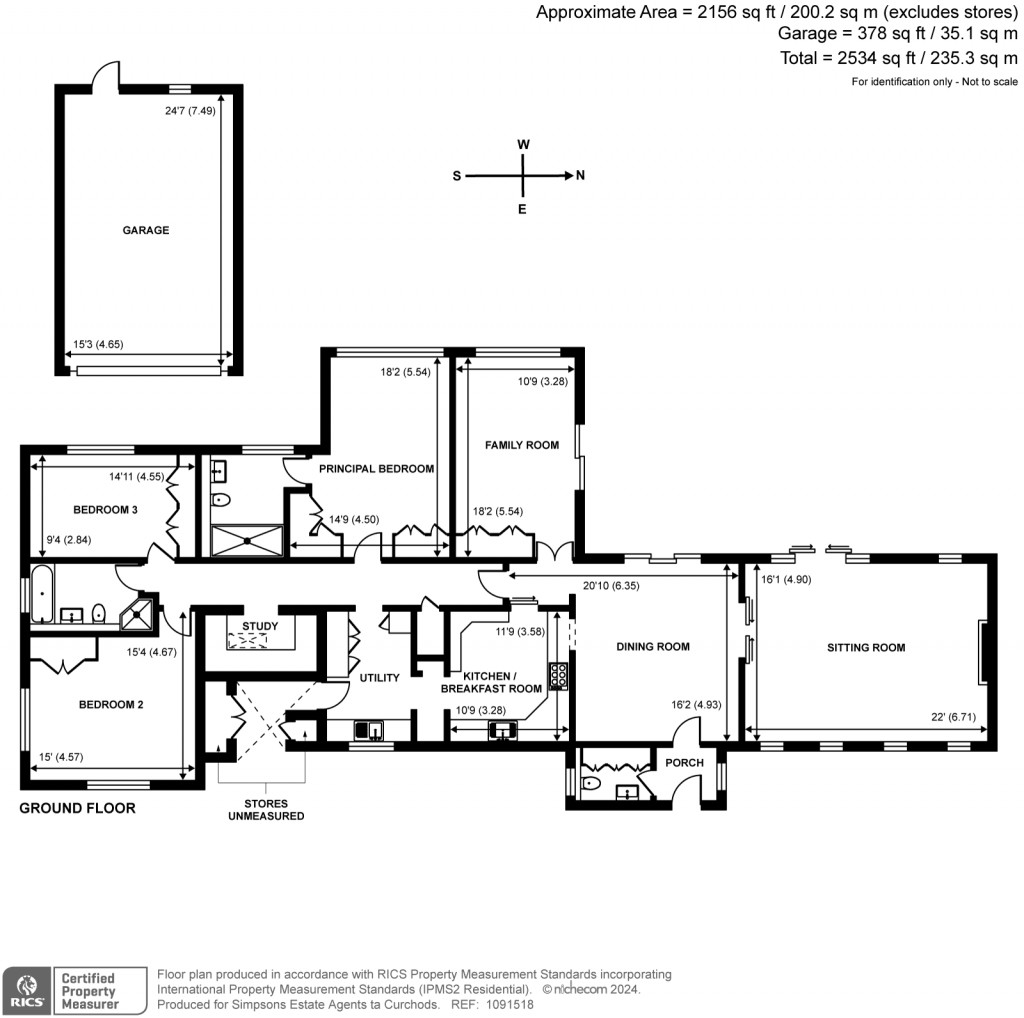 Floorplans For Beech Avenue, Effingham, KT24