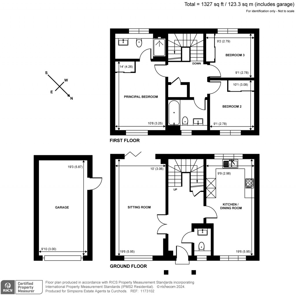 Floorplans For Walnut Tree Gardens, West Horsley, Surrey
