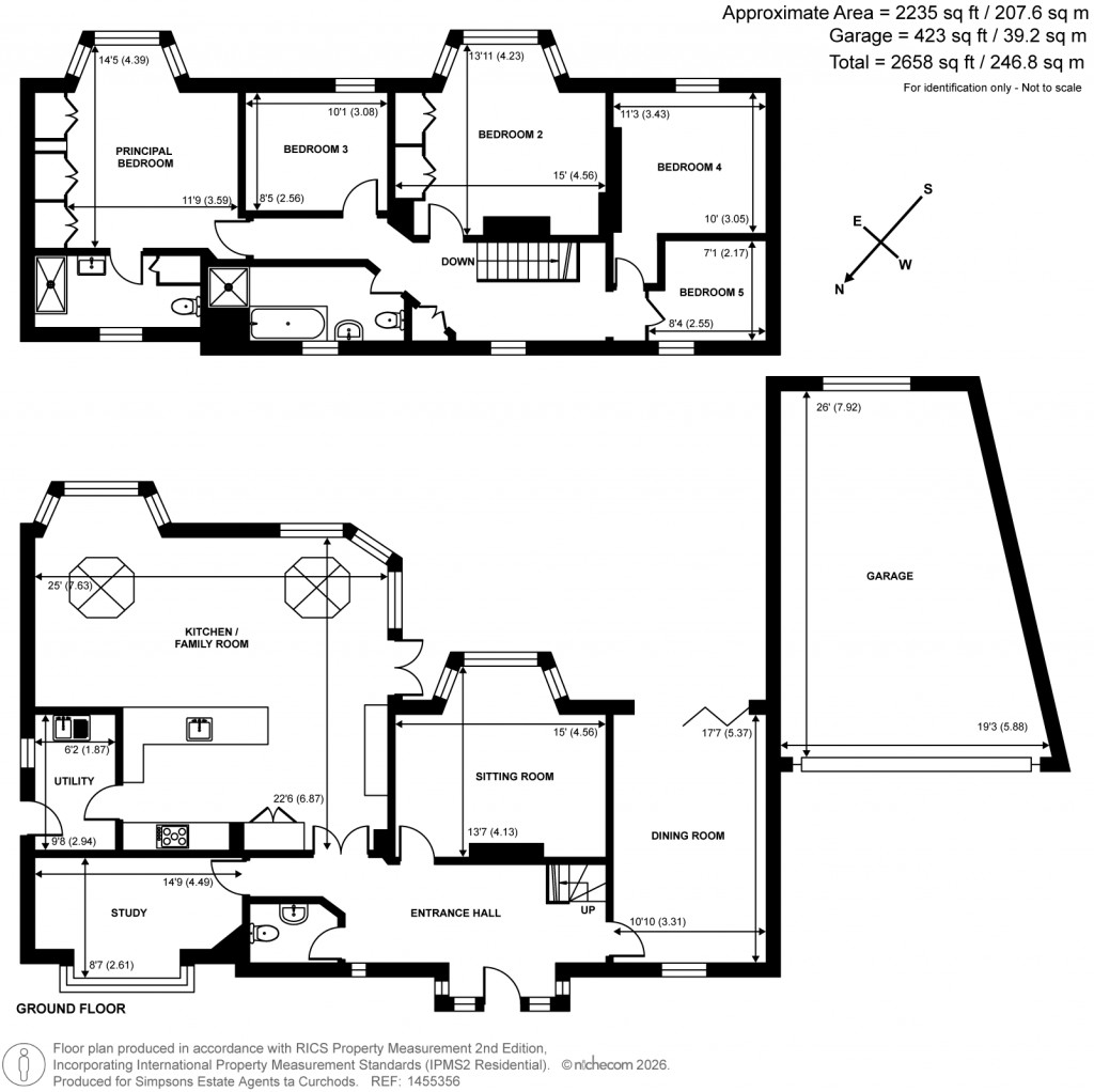 Floorplans For Forest Road, East Horsley, Surrey