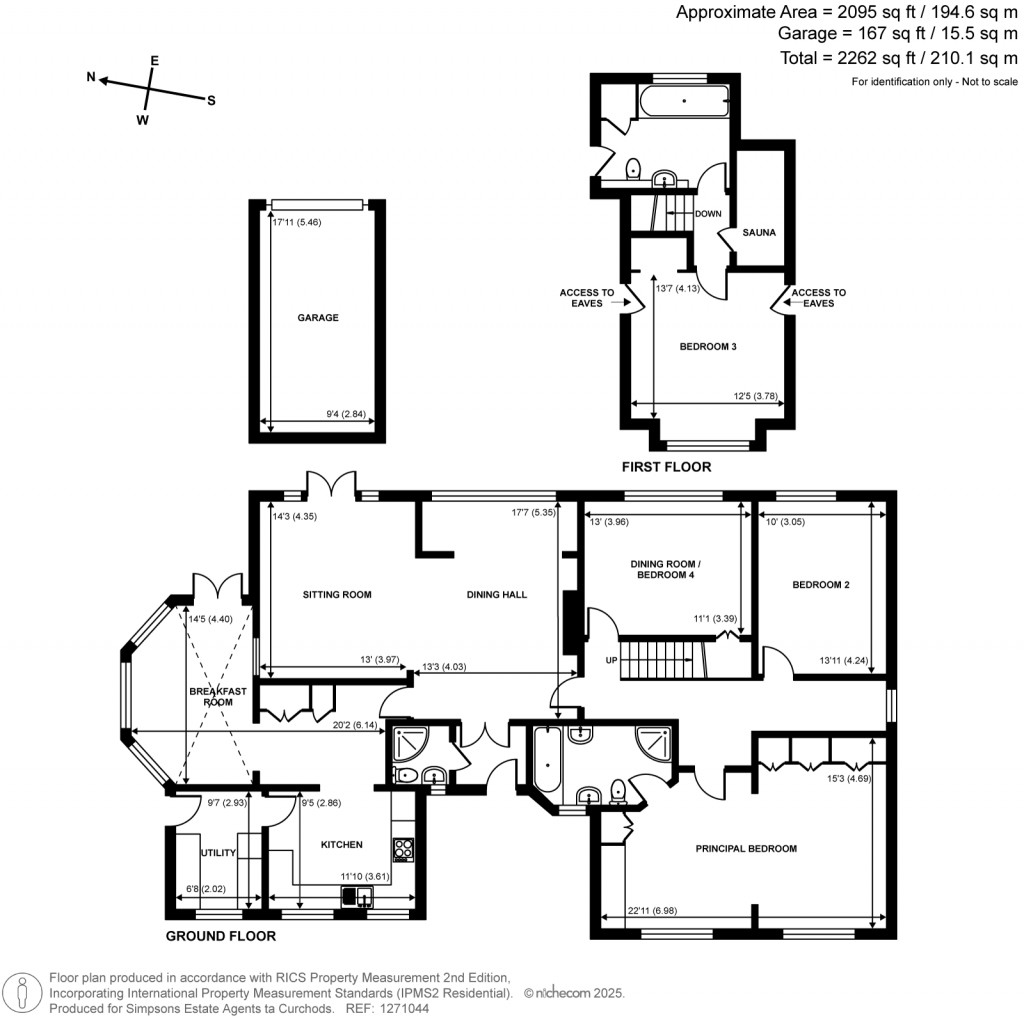 Floorplans For Ockham Road South, East Horsley, Surrey