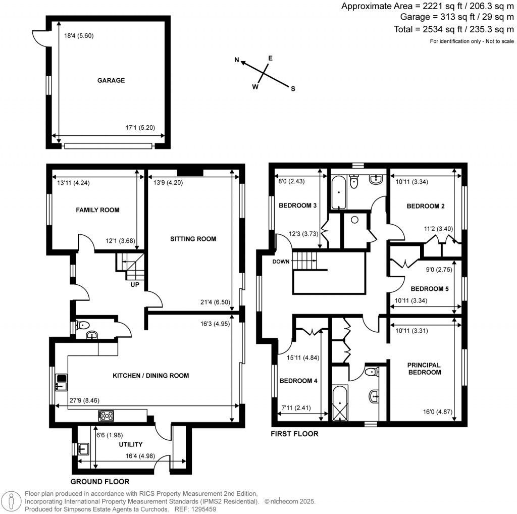 Floorplans For Heathway, East Horsley, KT24
