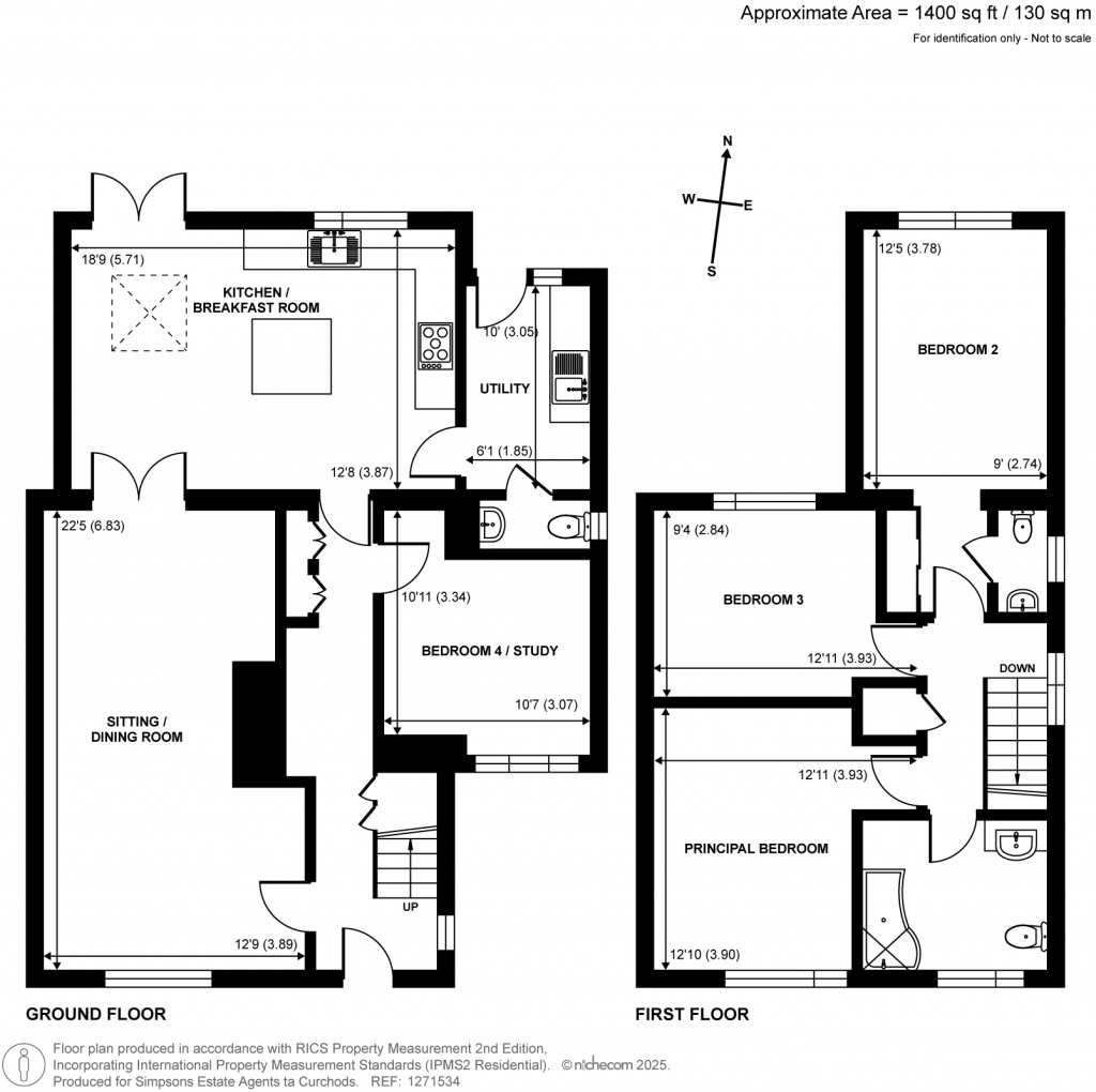 Floorplans For Meadowlands, West Clandon, Surrey