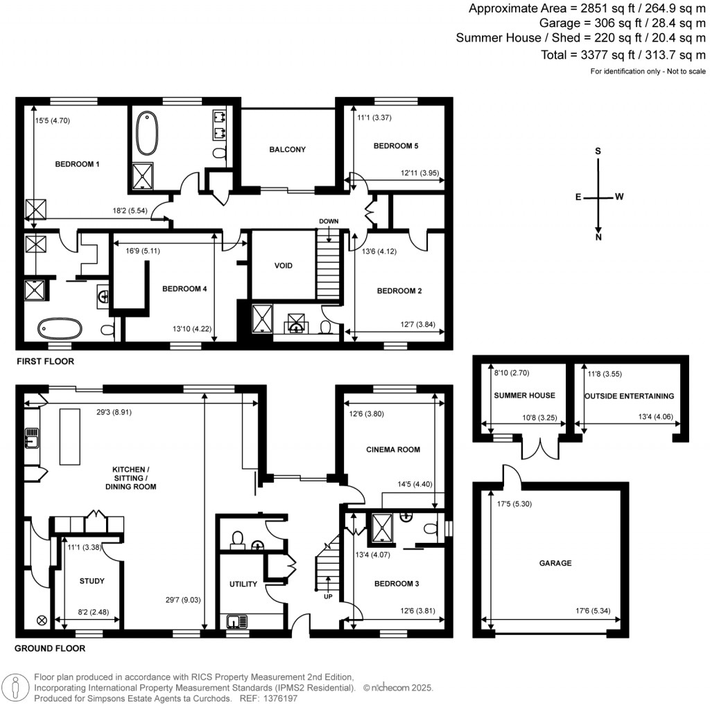 Floorplans For Orchard Close, East Horsley, Surrey