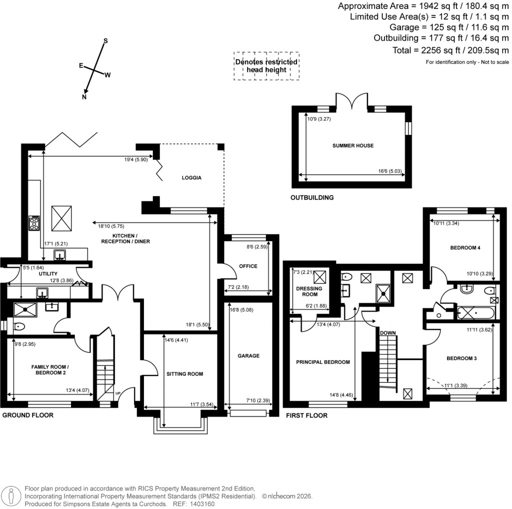 Floorplans For Surrey Gardens, Effingham Junction, Surrey