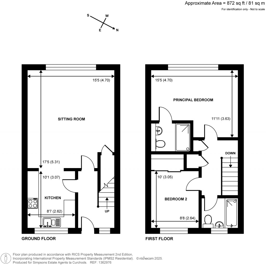 Floorplans For Bishopsmead Parade, East Horsley, Surrey