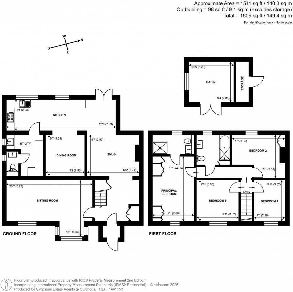 Floorplans For The Street, West Horsley, Surrey
