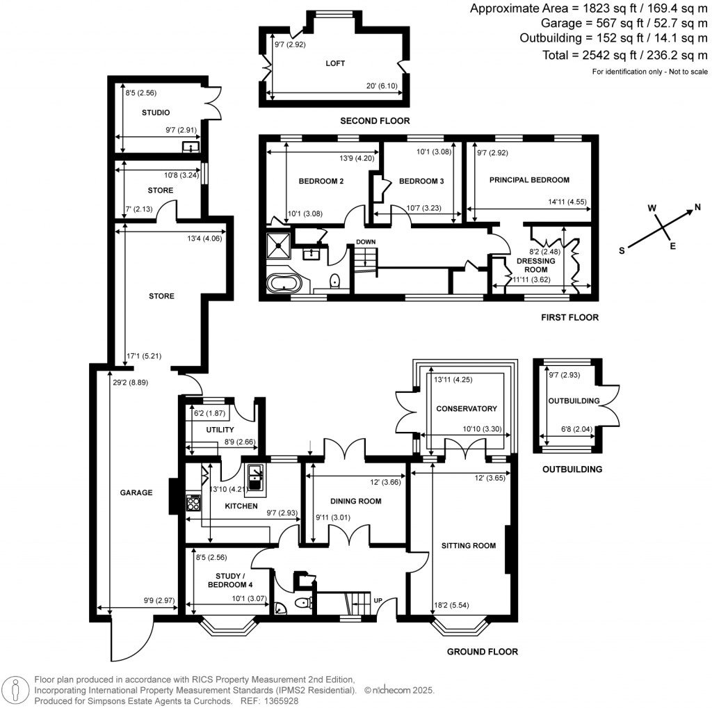 Floorplans For The Highlands, East Horsley, Surrey