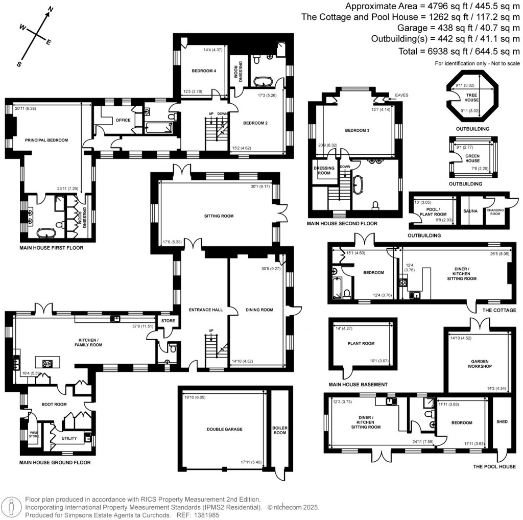 Floorplans For Effingham, Leatherhead, Surrey