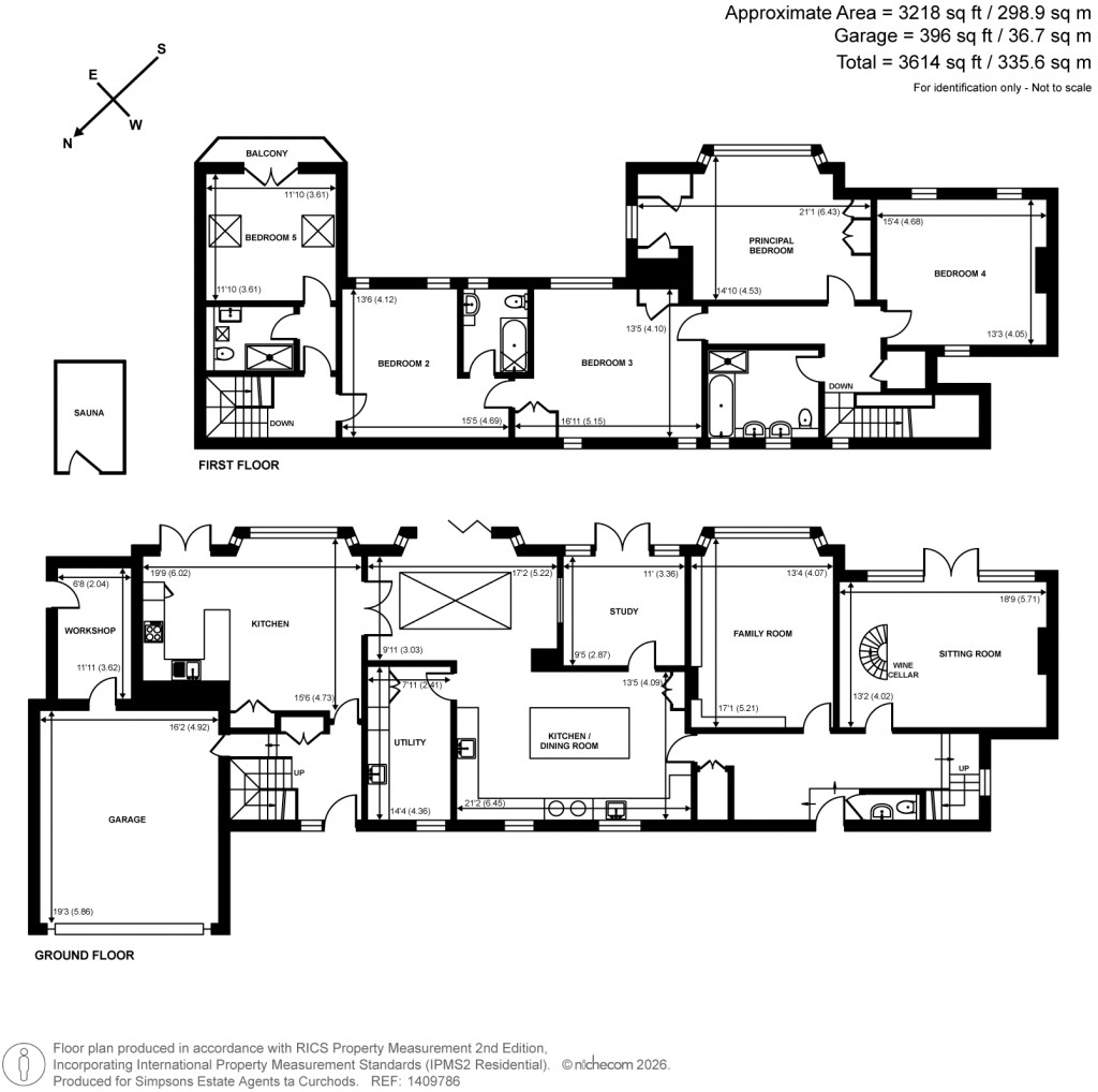Floorplans For Epsom Road, West Horsley, Surrey