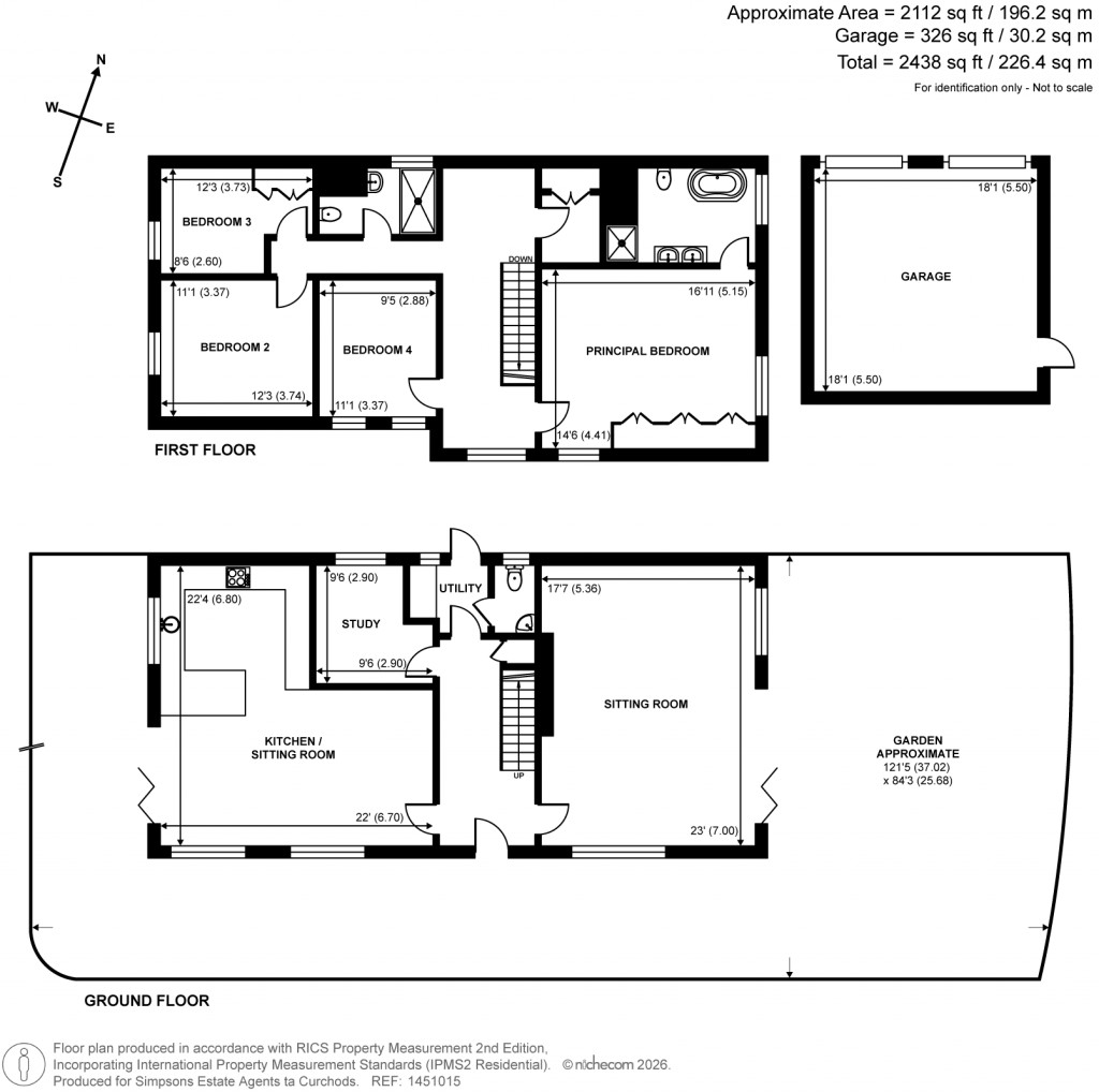 Floorplans For Silkmore Lane, West Horsley, Surrey