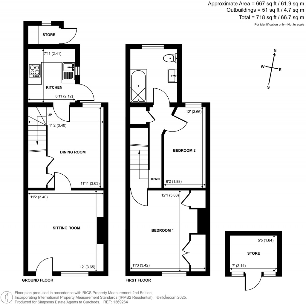 Floorplans For Wolsey Grove, Esher, Surrey