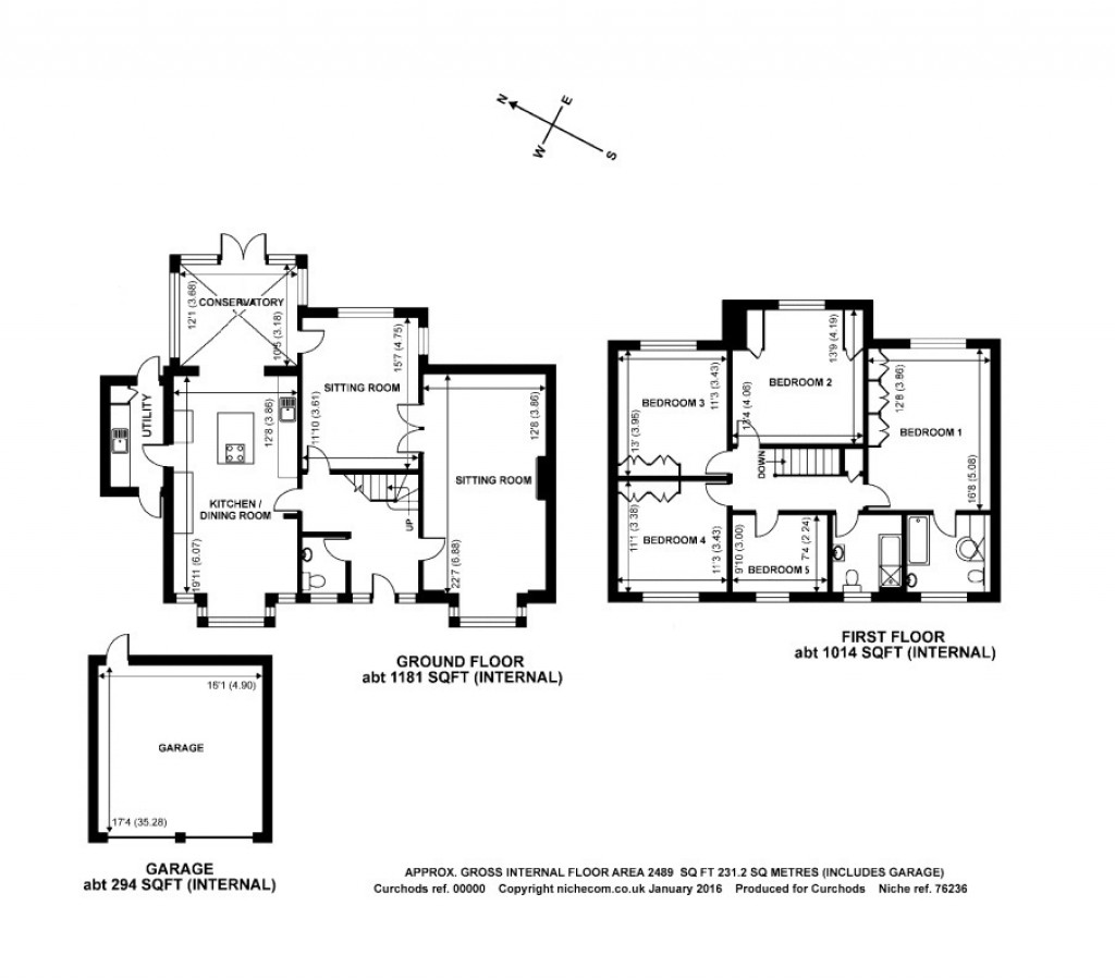 Floorplans For Clive Road, Esher, Surrey