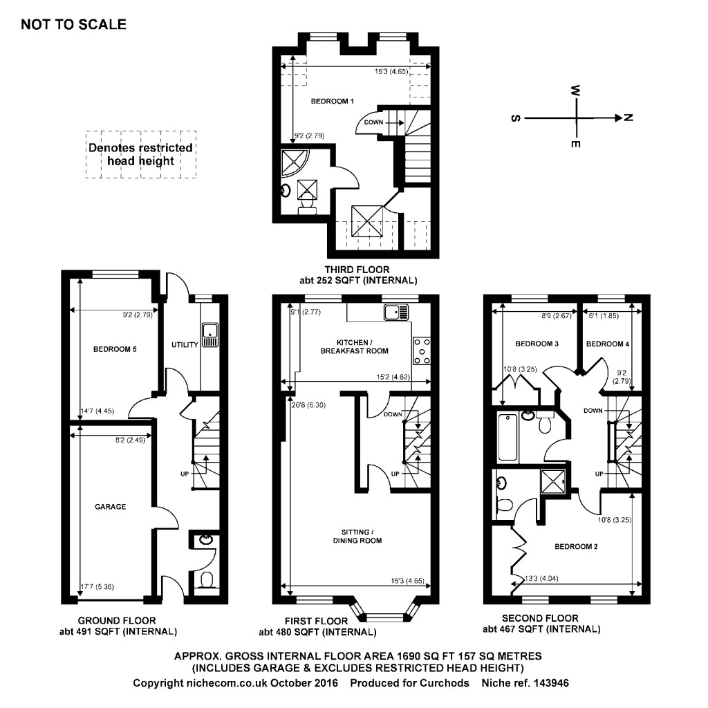 Floorplans For Hayward Road, Thames Ditton, KT7