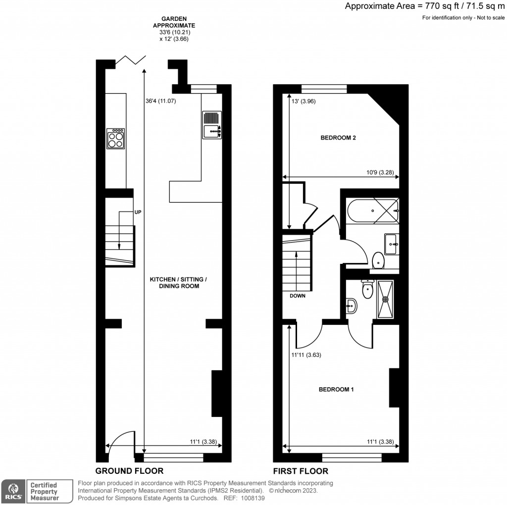Floorplans For Wolsey Grove, Esher, KT10