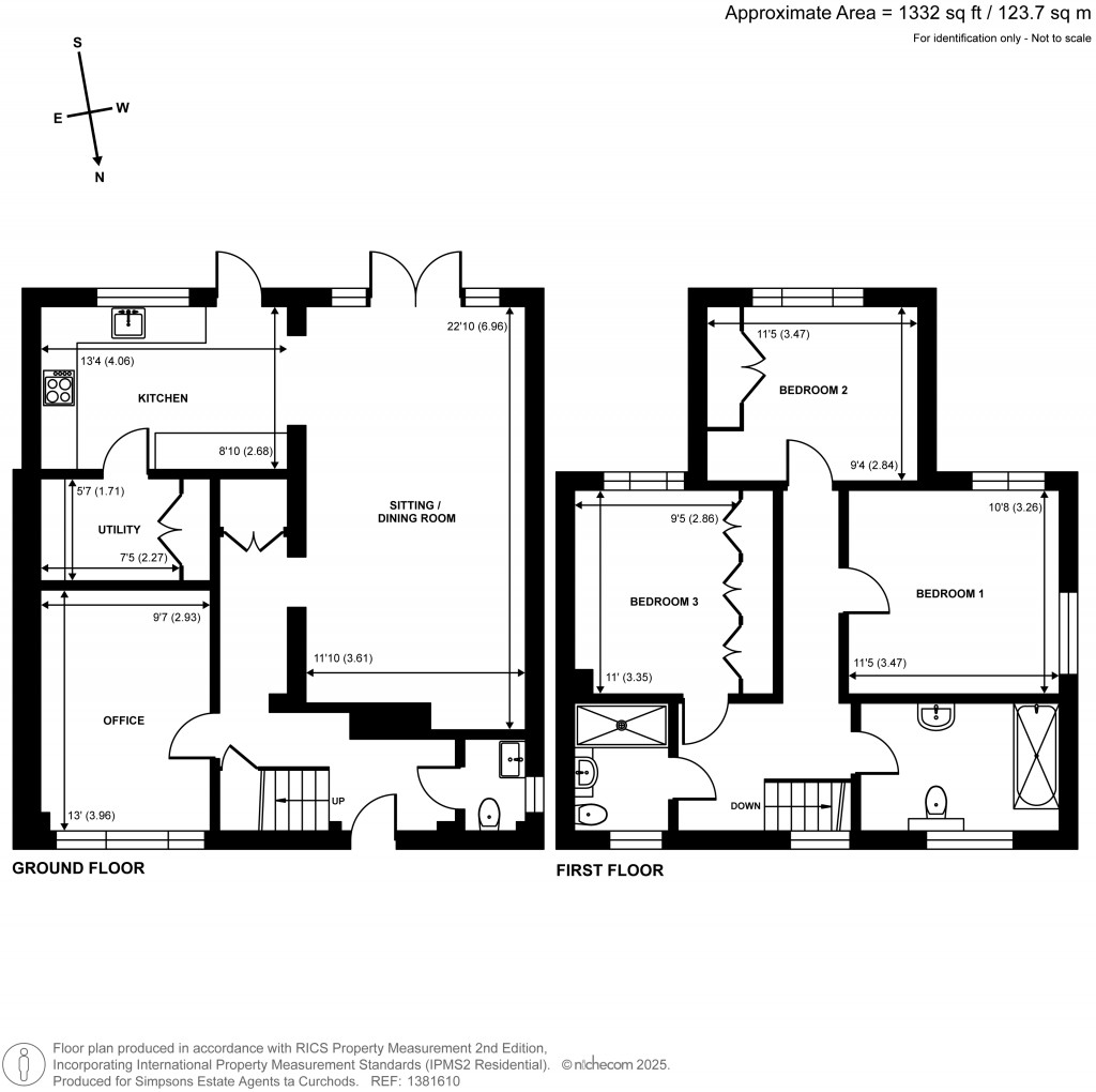 Floorplans For Douglas Road, Esher, Surrey
