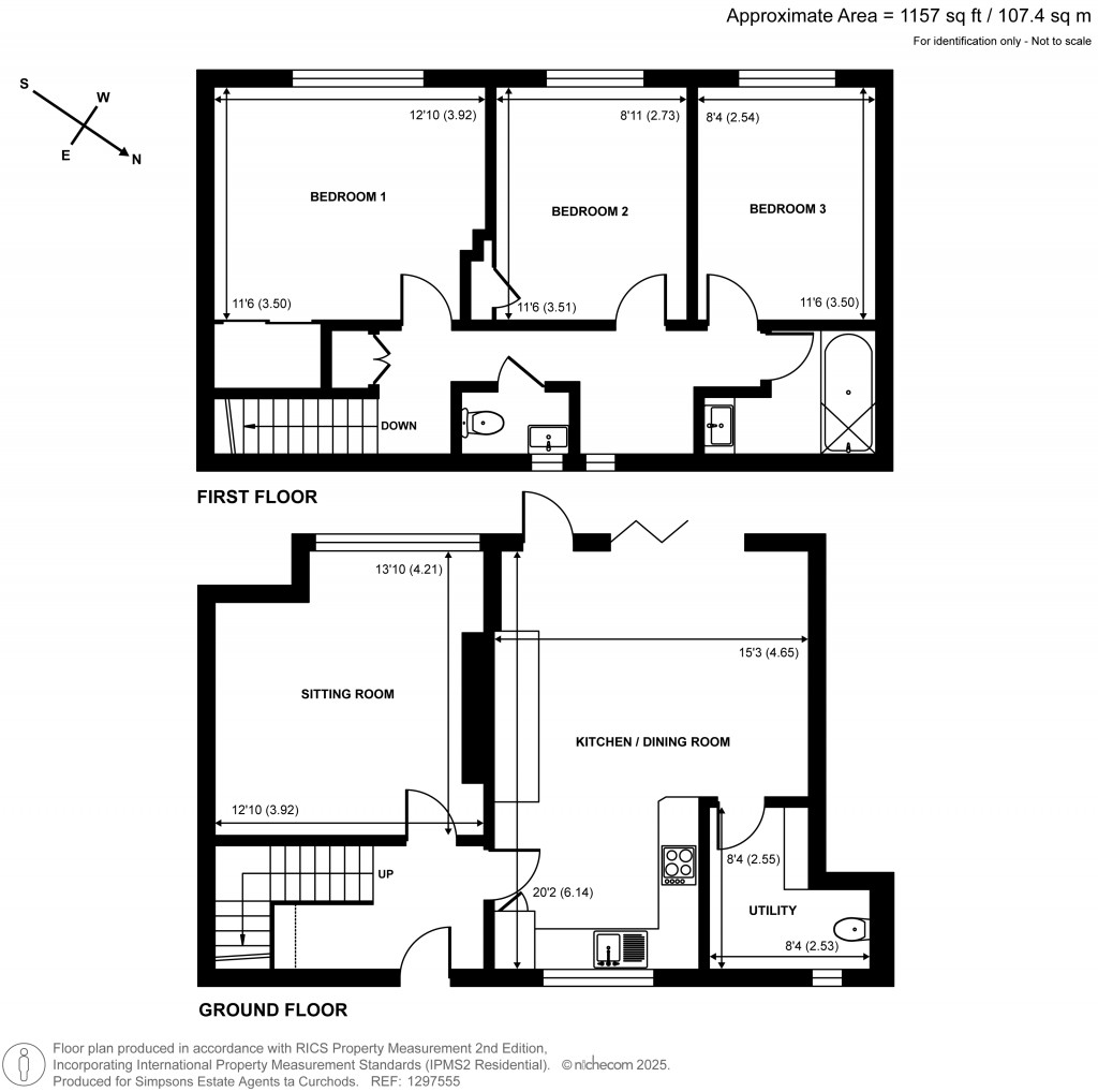 Floorplans For Brookfield Gardens, Claygate, Surrey