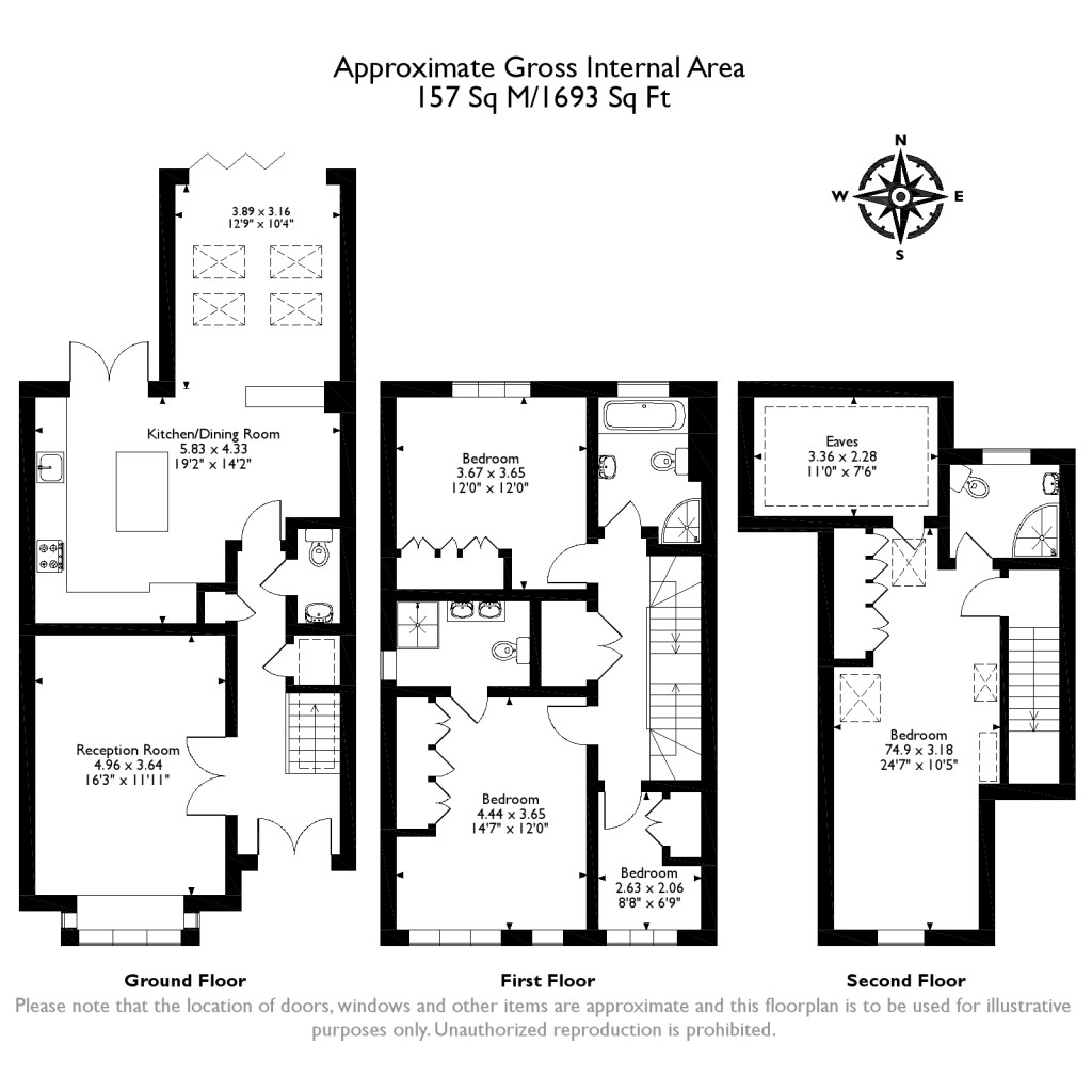 Floorplans For Avondale Avenue, Hinchley Wood, Surrey