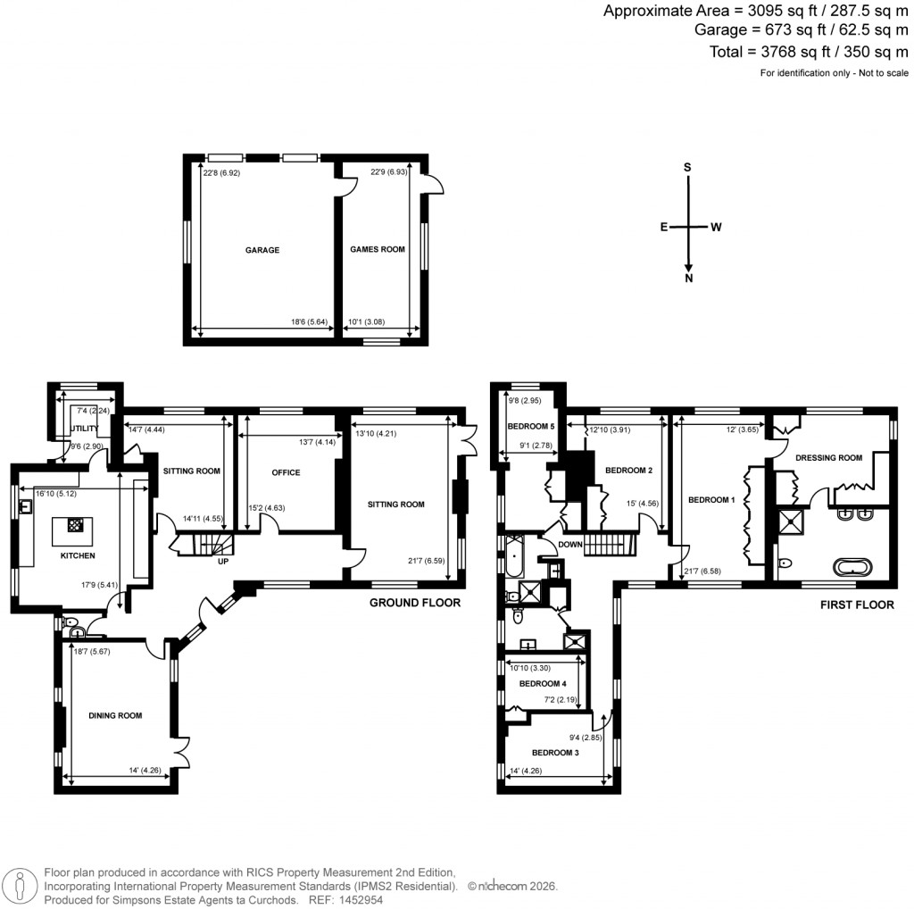 Floorplans For Fairoak Lane, Oxshott, Leatherhead, Surrey