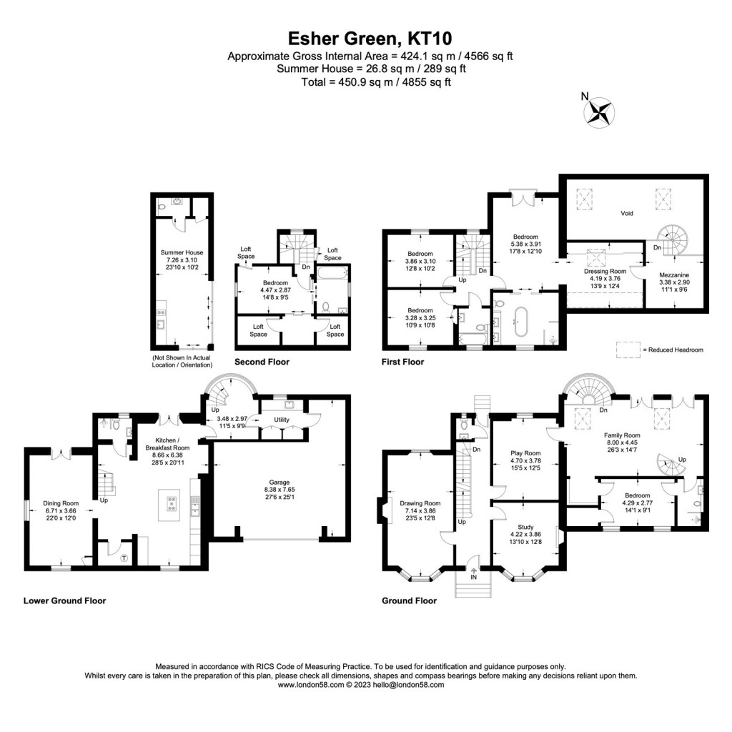Floorplans For Esher Green, Esher, Surrey