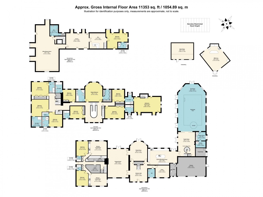 Floorplans For Broomfield Ride, Oxshott, KT22