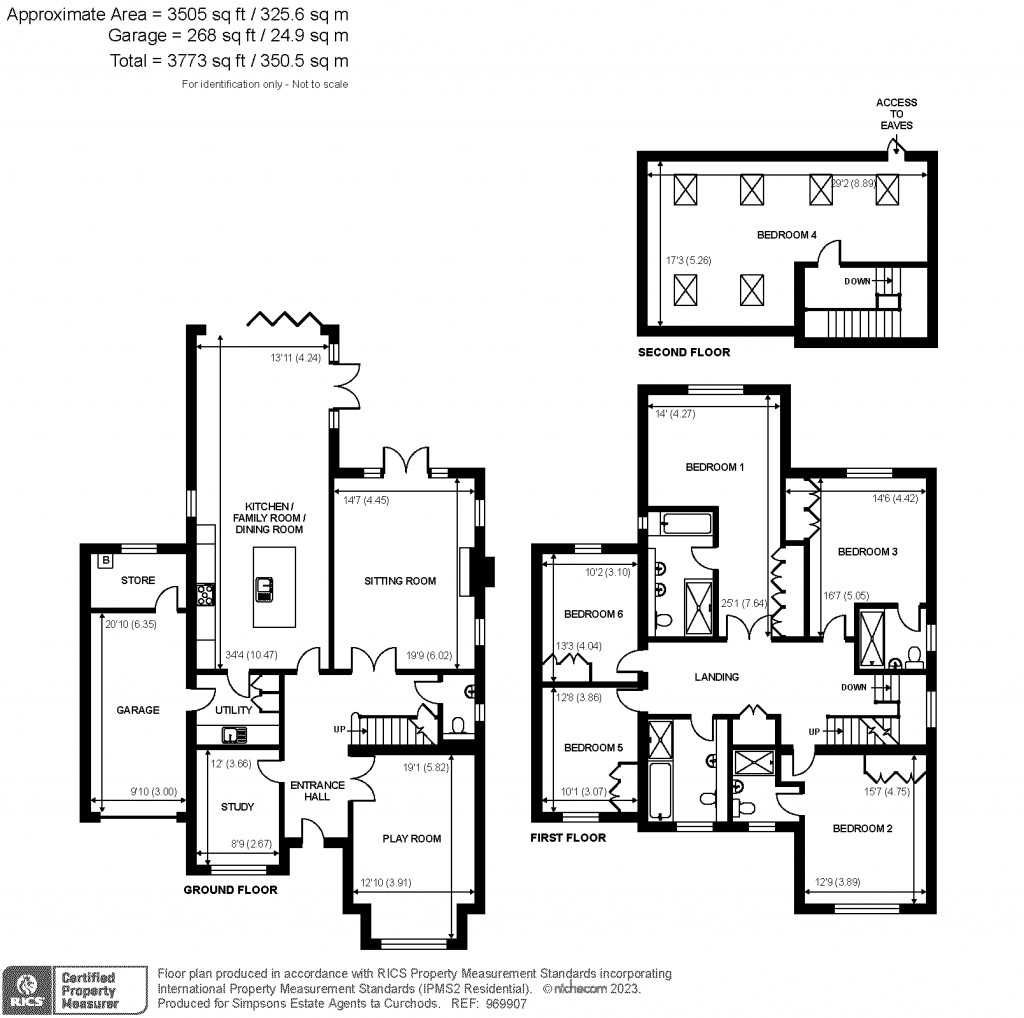 Floorplans For Milbourne Lane, Esher, KT10