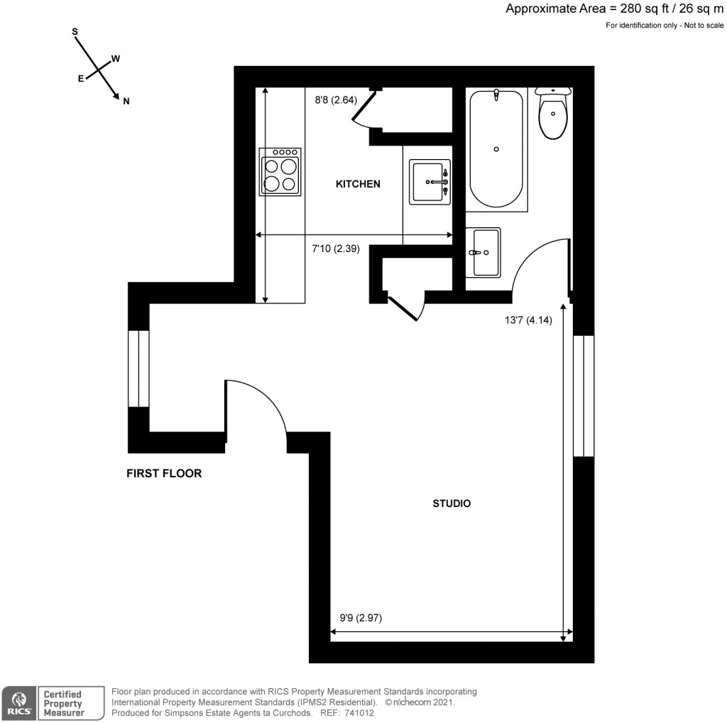 Floorplans For King Georges Walk, Esher, Surrey