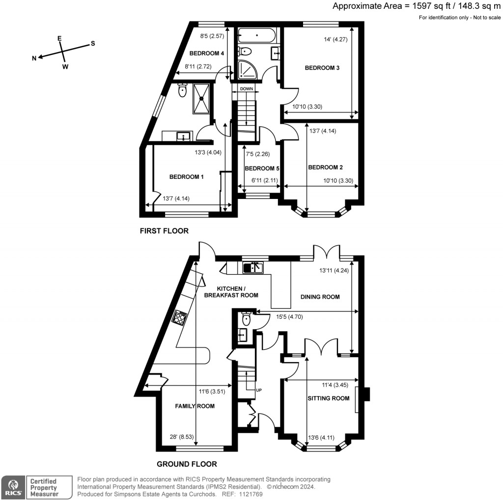 Floorplans For Esher Road, East Molesey, Surrey