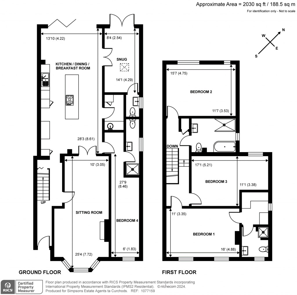 Floorplans For Lower Green Road, Esher, KT10