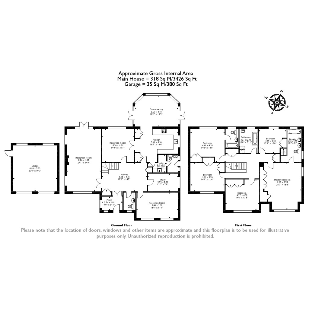 Floorplans For Fairoak Close, Oxshott, KT22