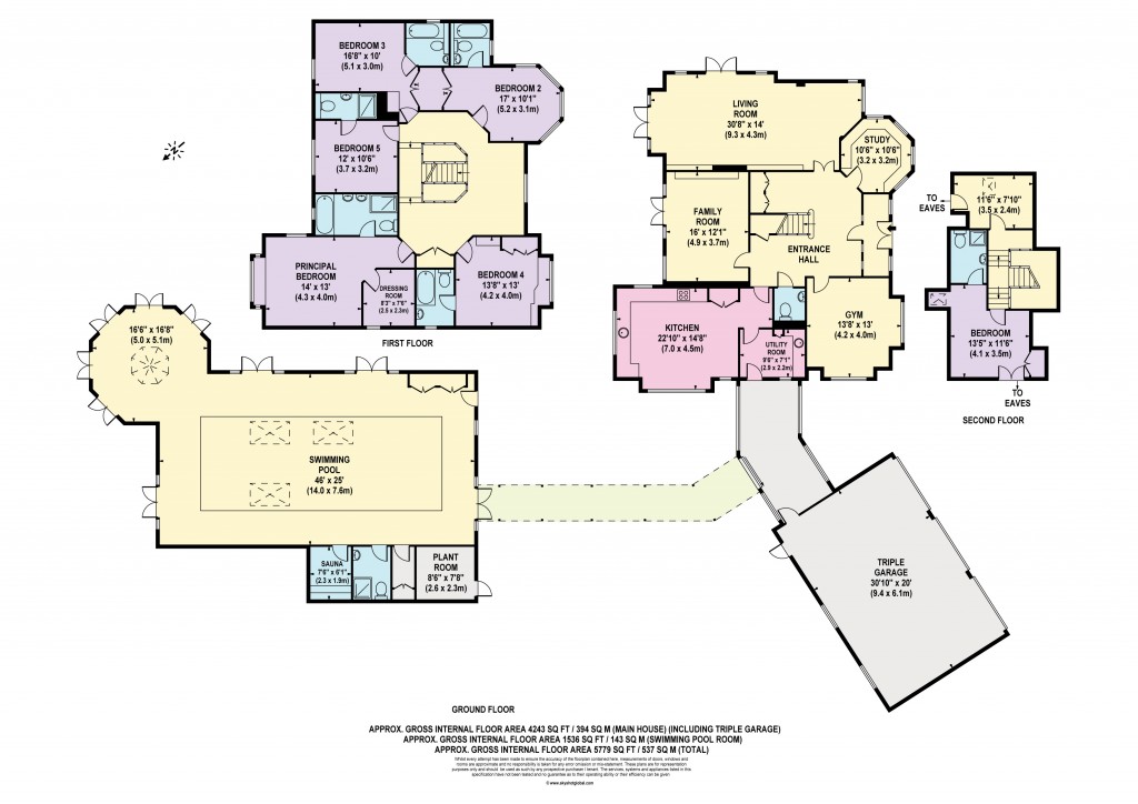 Floorplans For Oxshott Road, Oxshott, Leatherhead, KT22
