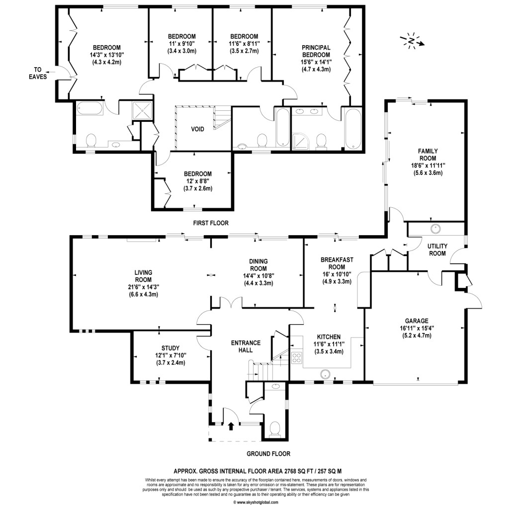 Floorplans For Martineau Close, Esher, KT10