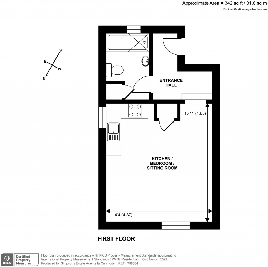 Floorplans For Pine Trees, Portsmouth Road, Esher, KT10