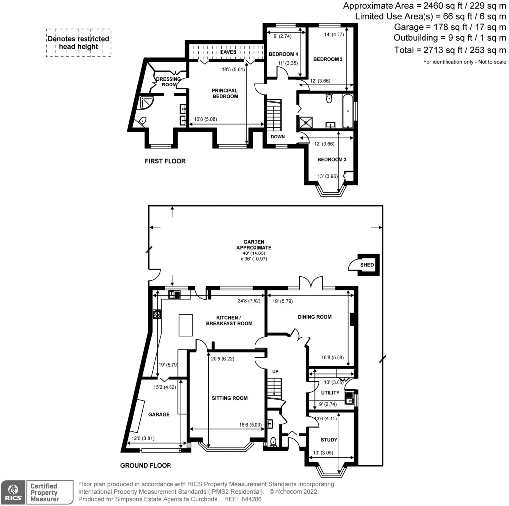 Floorplans For Walton Park Lane, Walton-On-Thames, KT12