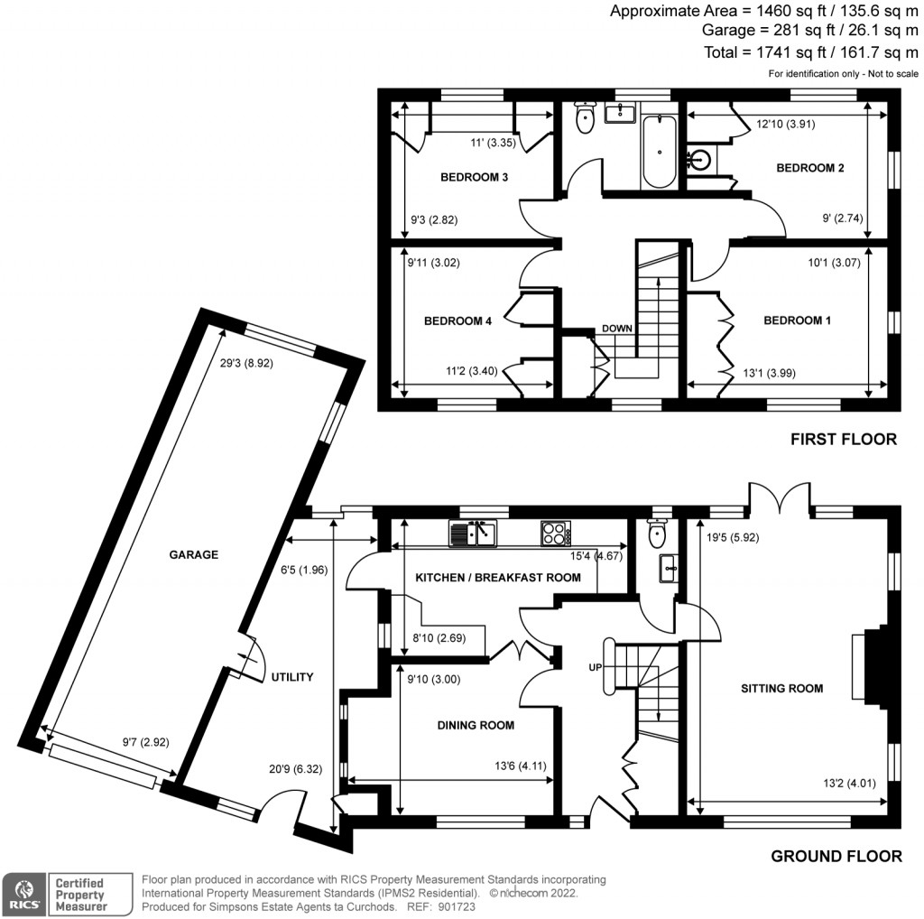 Floorplans For Hillview Road, Claygate, KT10