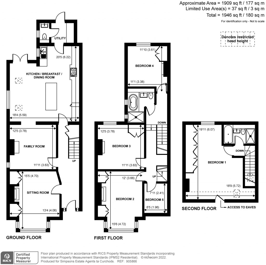 Floorplans For Station Road, Esher, KT10