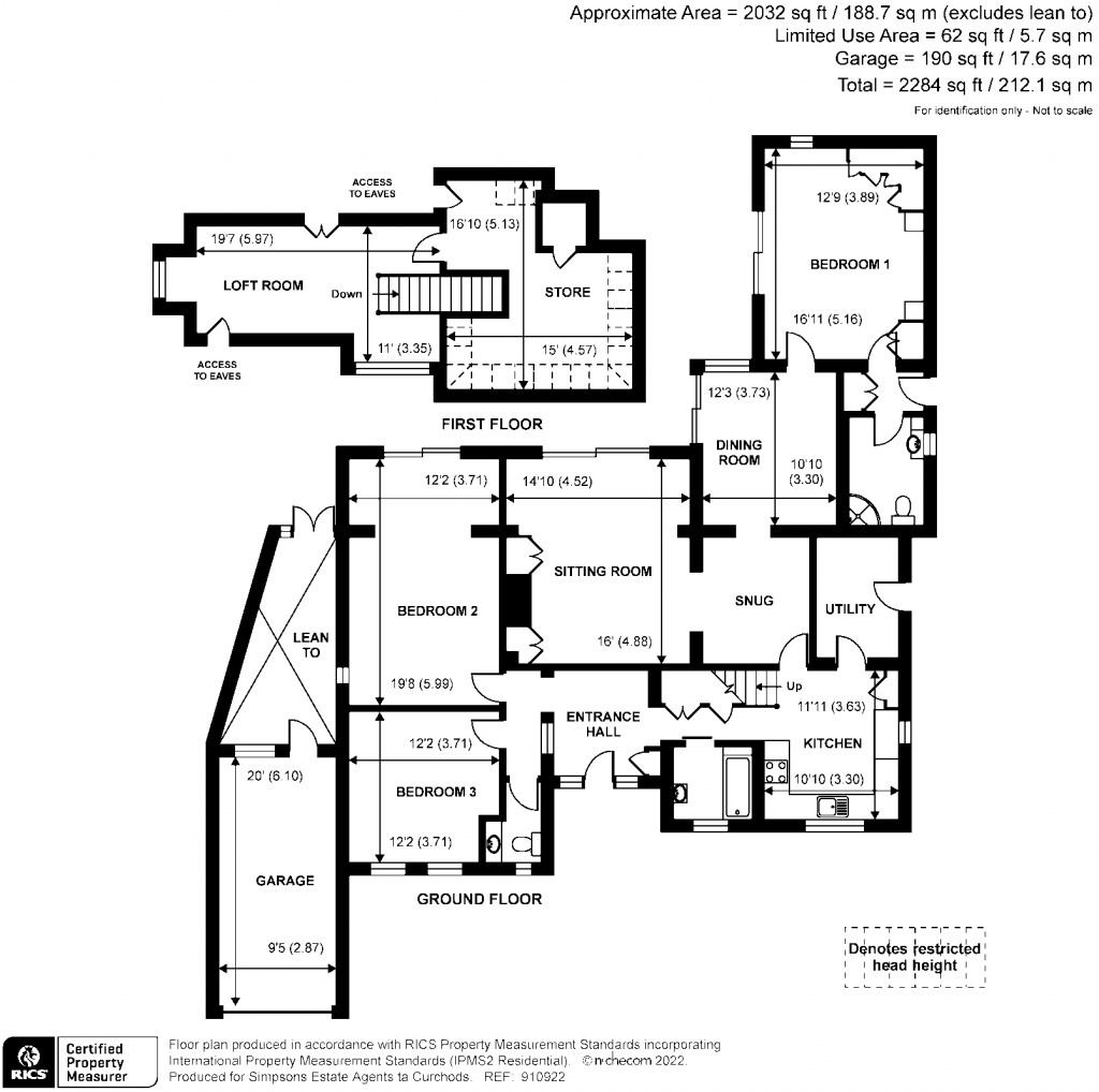 Floorplans For Greenways, Esher, KT10
